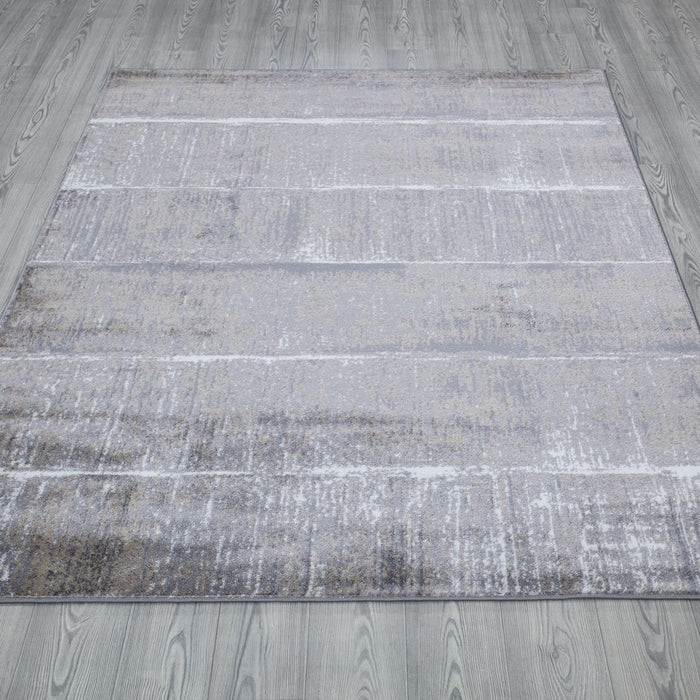 Monaco Abstract Rug - Grey