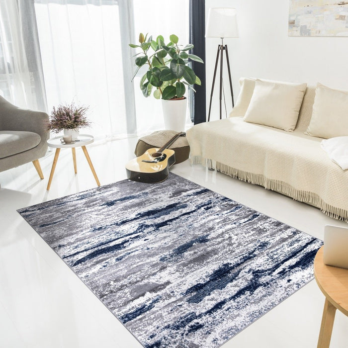 Monaco Contemporary Rug - Navy