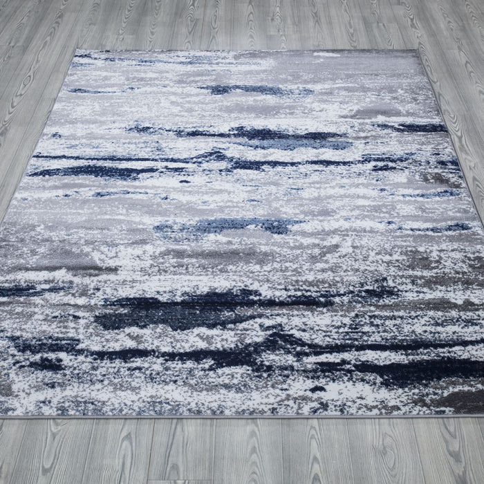 Monaco Contemporary Rug - Navy