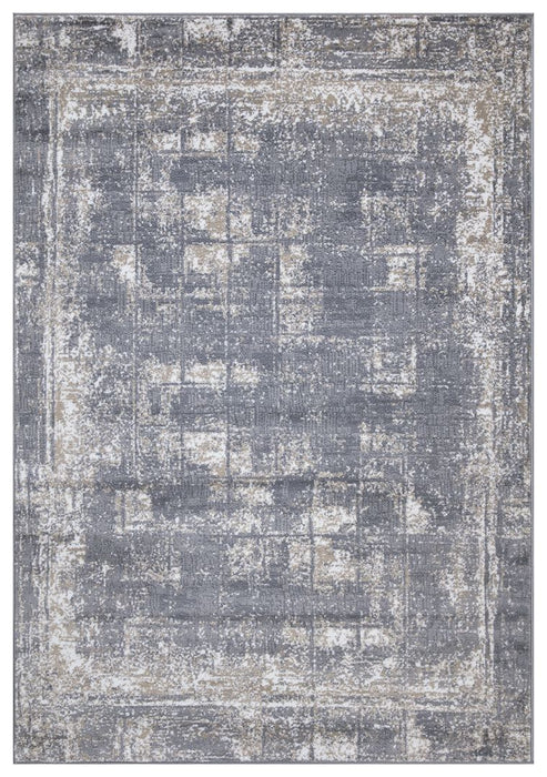 Monaco Faded Contemporary Rug (V1) - Grey