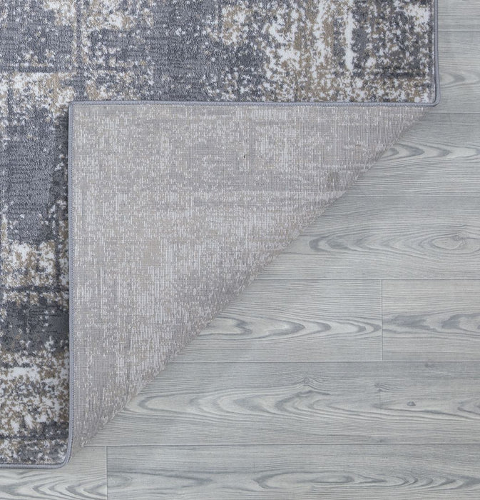 Monaco Faded Contemporary Rug (V1) - Grey