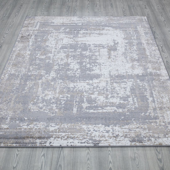 Monaco Faded Contemporary Rug (V2) - Grey