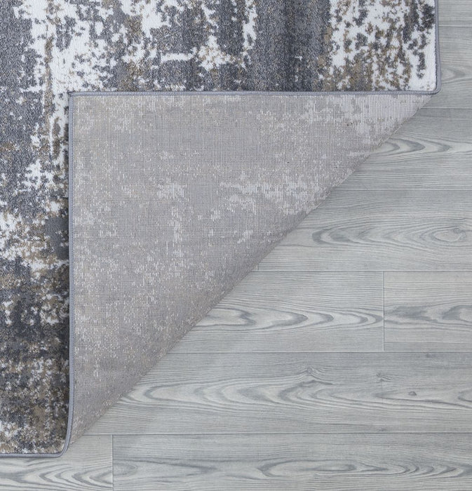 Monaco Faded Contemporary Rug (V2) - Grey