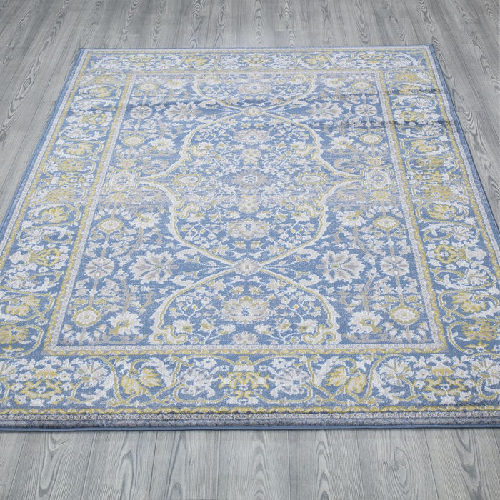 Monaco Floral Rug V1 - Blue