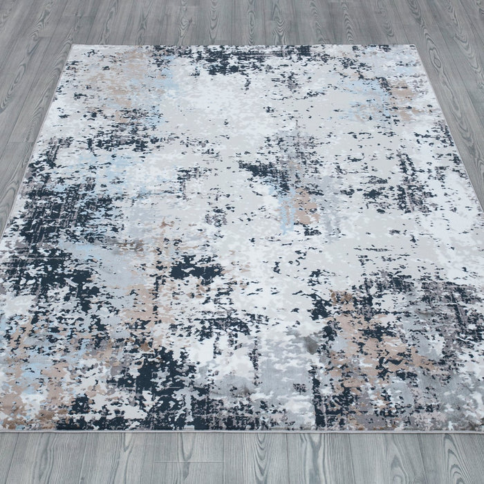 New York Grey Abstract Rug