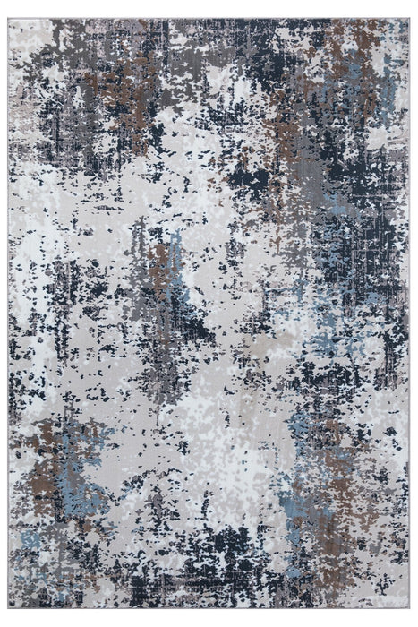 New York Grey Abstract Rug