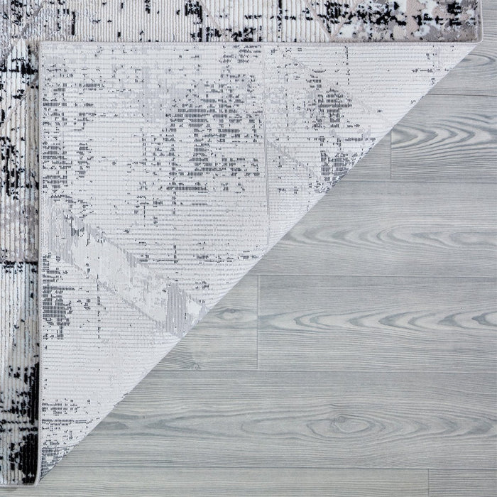 New York Grey Geometric Rug