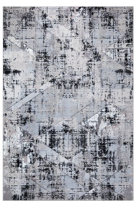 New York Grey Geometric Rug