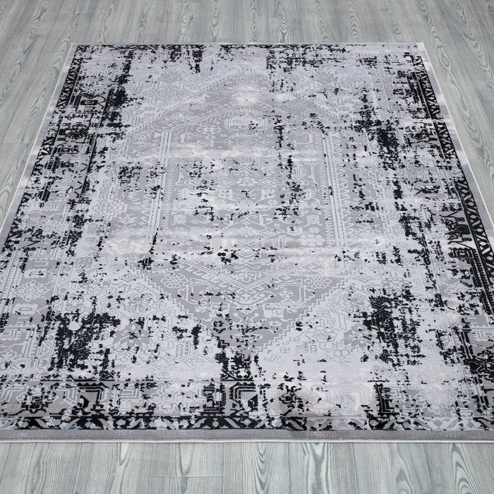 New York Grey Transitional Rug