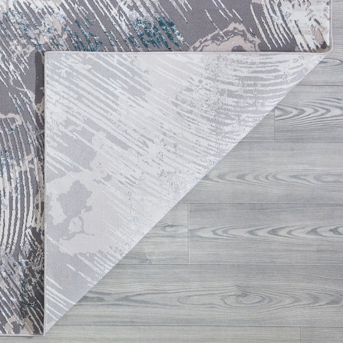 New York Grey Wave Rug - Grey