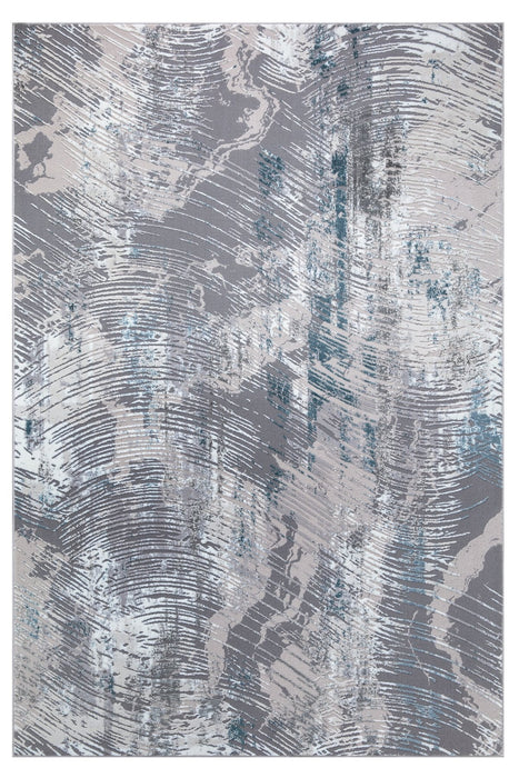 New York Grey Wave Rug - Grey