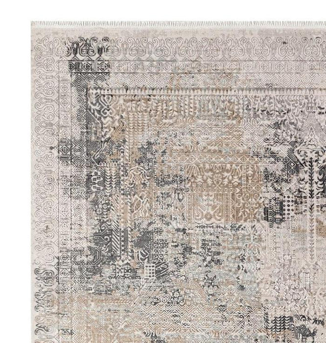 Olimpos Traditional Faded Rug (V1) - Beige