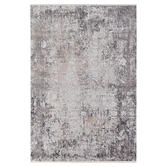 Olimpos Traditional Faded Rug (V8) - Grey