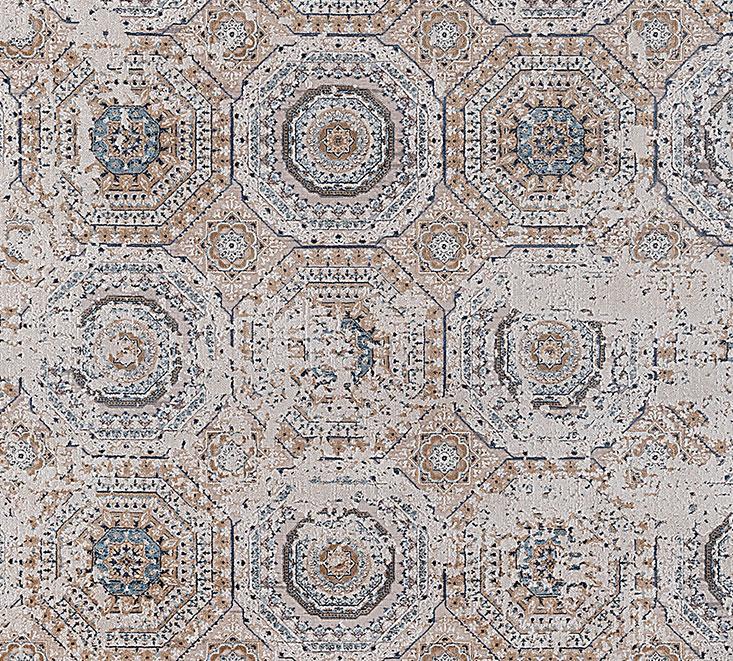 Olimpos Traditional Faded Rug (V9) - Beige