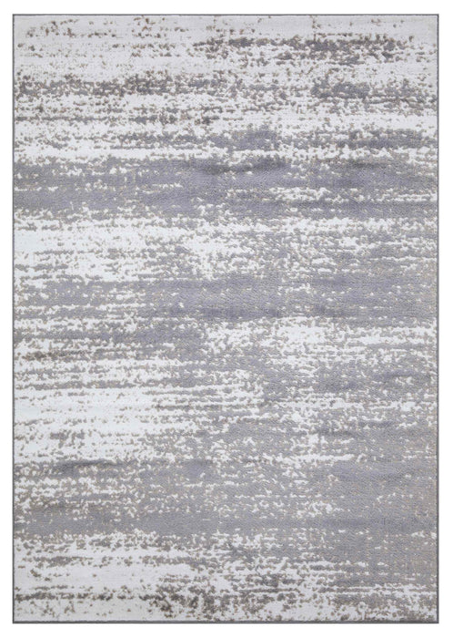 Palma Abstract Modern Rug - White