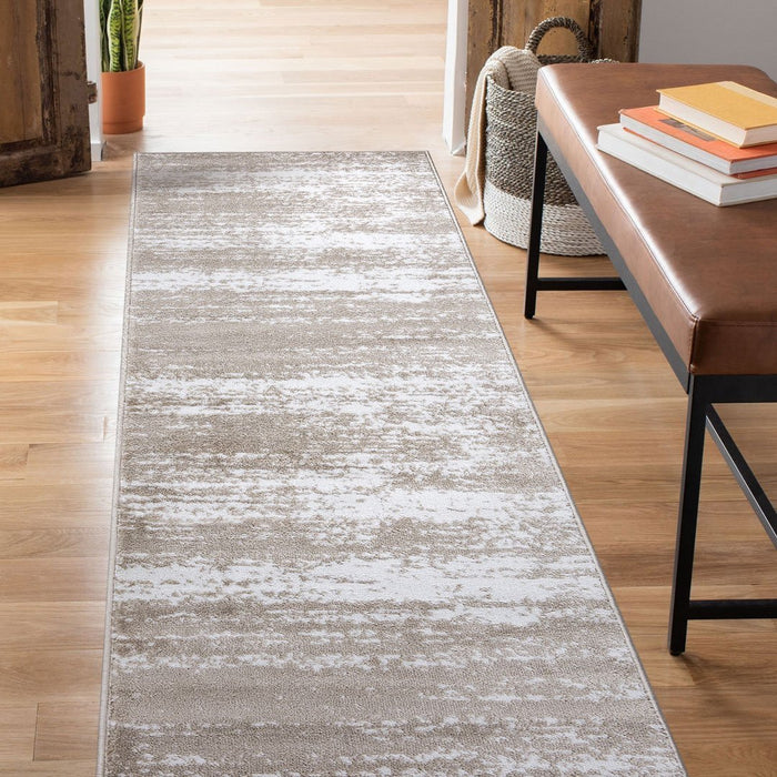 Palma Abstract Modern Rug (V2) - Beige