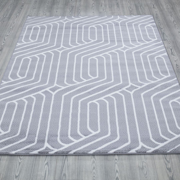 Paris Contemporary Rug V2 - Grey