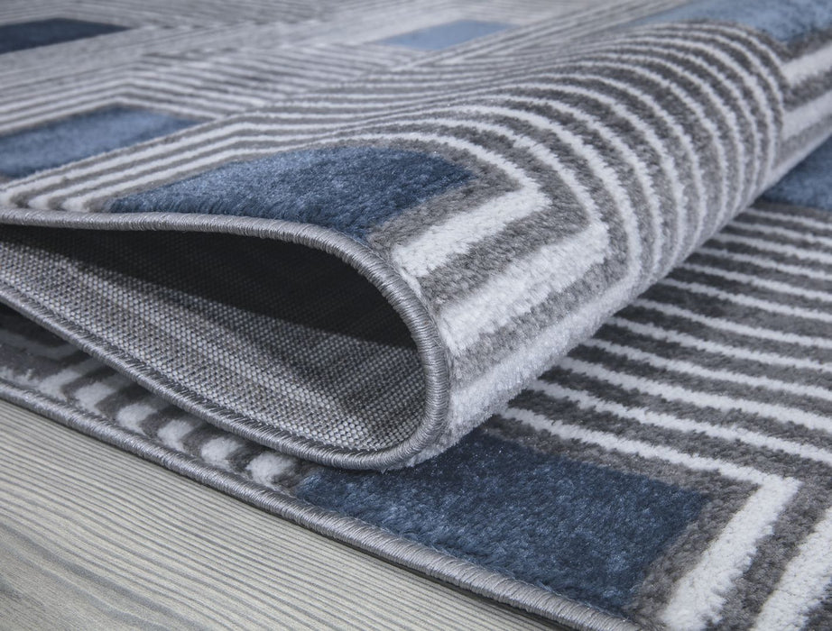 Paris Diamond Rug - Blue