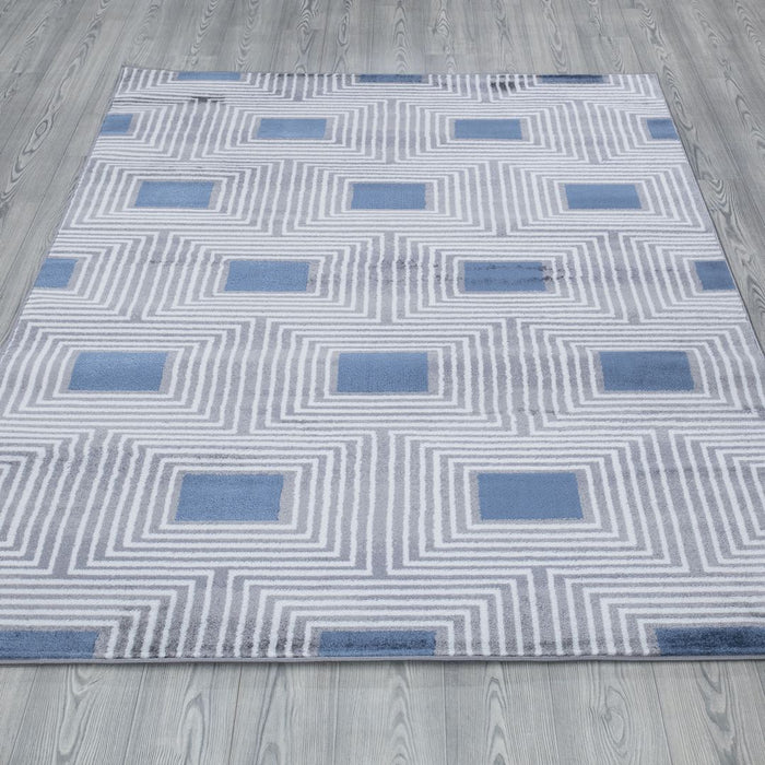 Paris Diamond Rug - Blue