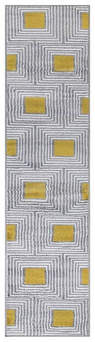 Paris Diamond Rug V3 - Mustard