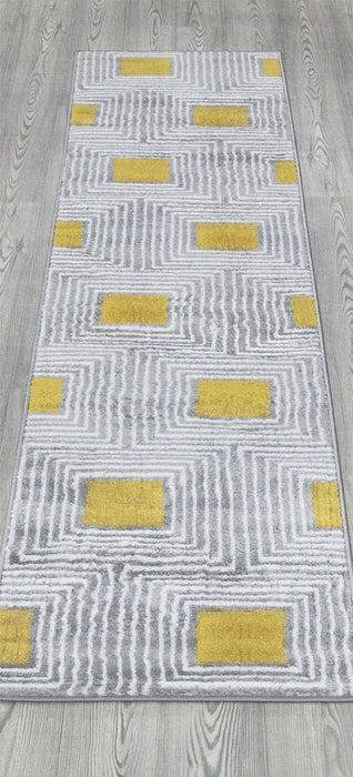 Paris Diamond Rug V3 - Mustard