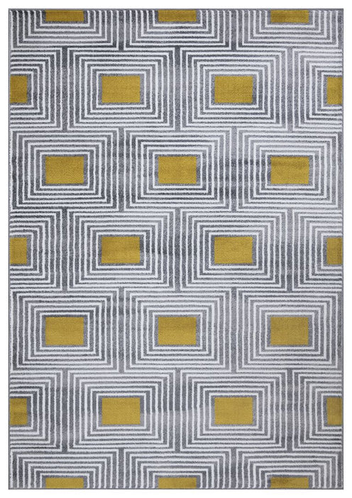 Paris Diamond Rug V3 - Mustard