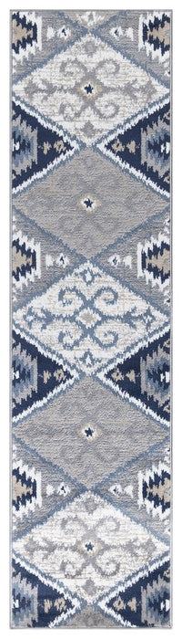 Paris Kilim Design Rug - Navy