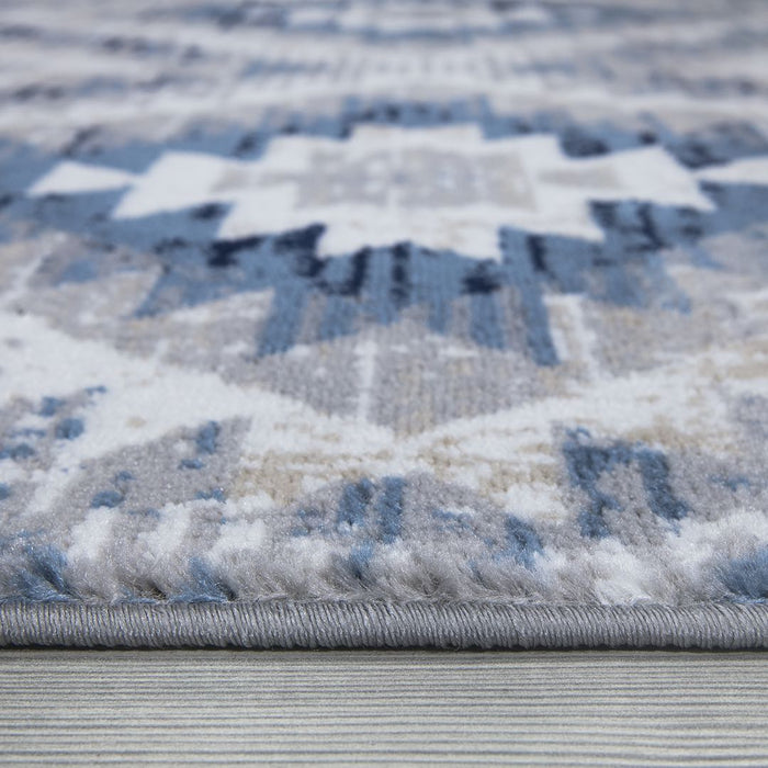 Paris Kilim Design Rug V2 - Blue