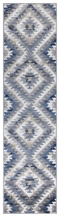 Paris Kilim Design Rug V2 - Blue