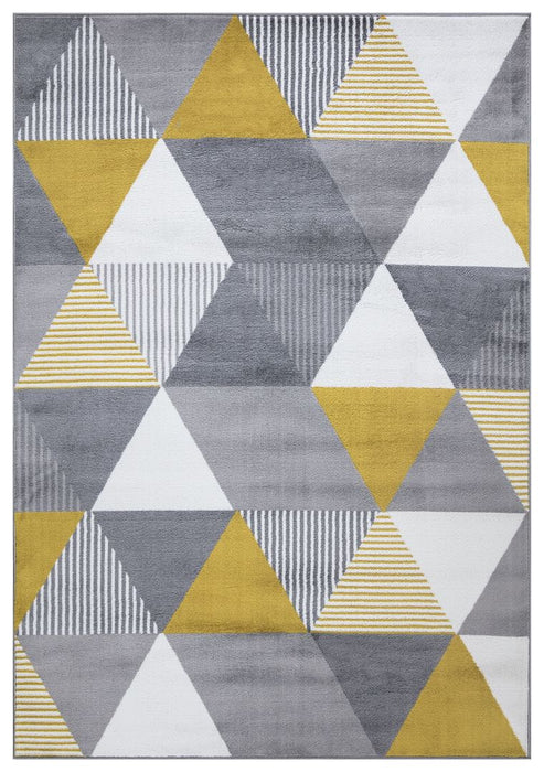 Paris Triangle Rug Mustard - Mustard