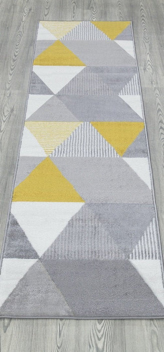 Paris Triangle Rug Mustard - Mustard