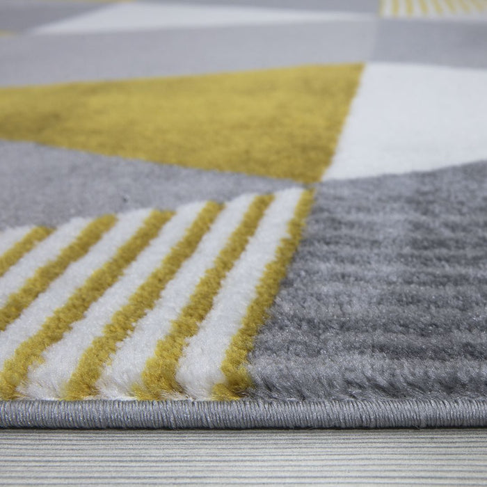 Paris Triangle Rug Mustard - Mustard