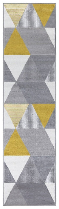 Paris Triangle Rug Mustard - Mustard