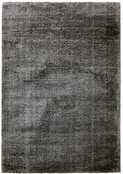 Puffy Shimmer Dark Grey Shaggy Rug