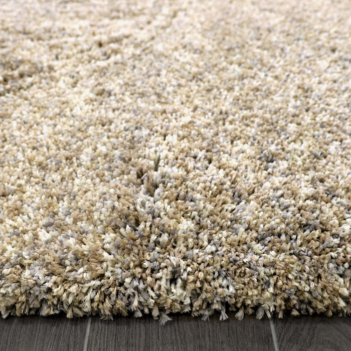 Fluffy Shimmer Ivory Shaggy Rug