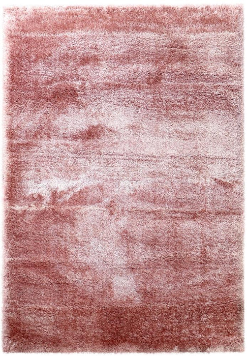 Puffy Shimmer Pink Shaggy Rug