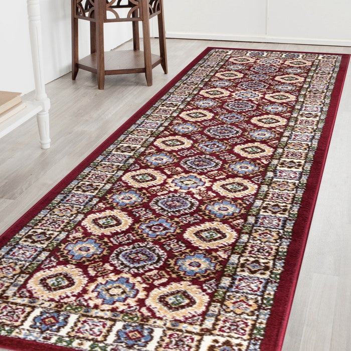 Qashqai Bohemian Rug (V2) - Red