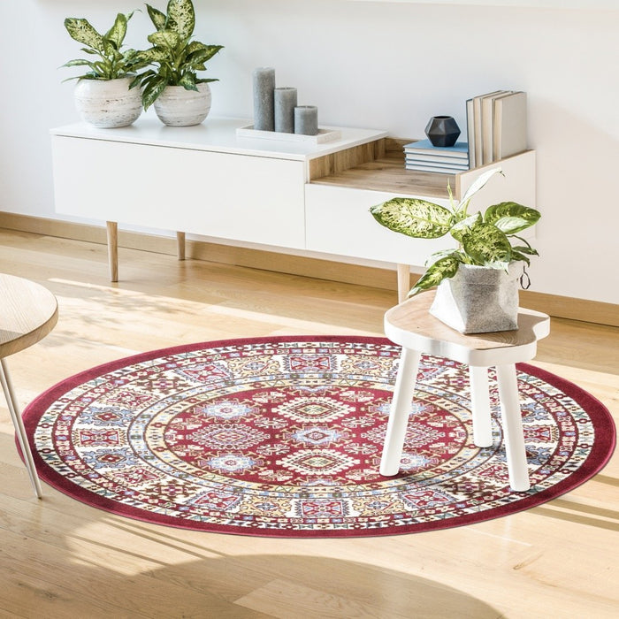 Qashqai Bohemian Rug (V2) - Red