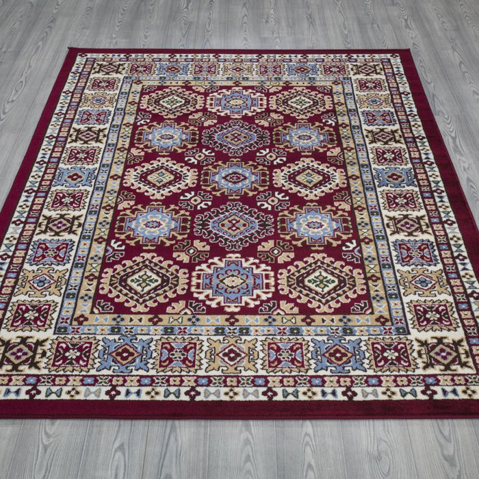 Qashqai Bohemian Rug (V2) - Red