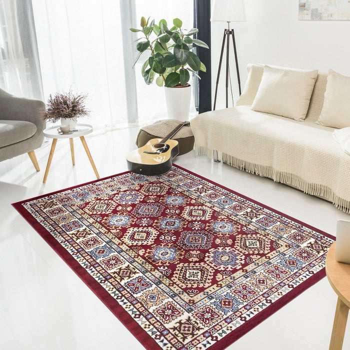 Qashqai Bohemian Rug (V2) - Red