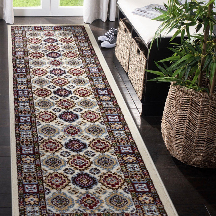 Qashqai Bohemian Rug (V3) - Cream