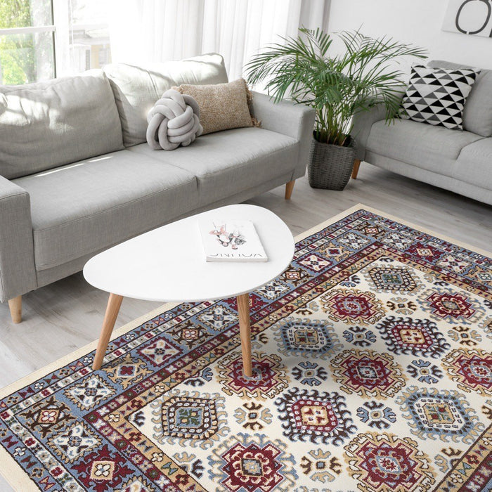 Qashqai Bohemian Rug (V3) - Cream