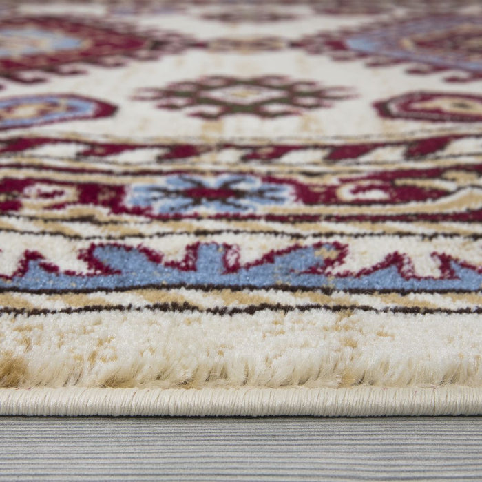 Qashqai Multi Medallion Rug V1 - Cream