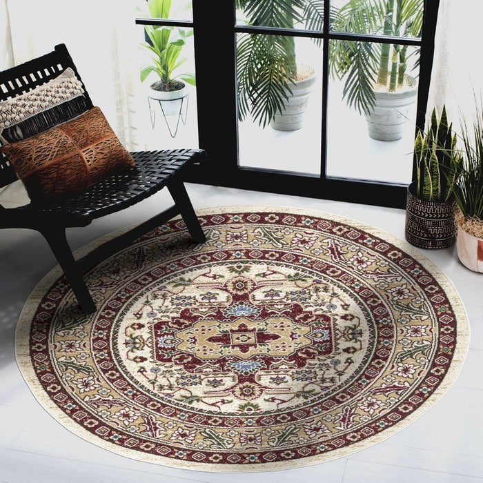 Qashqai Traditional Rug - Cream