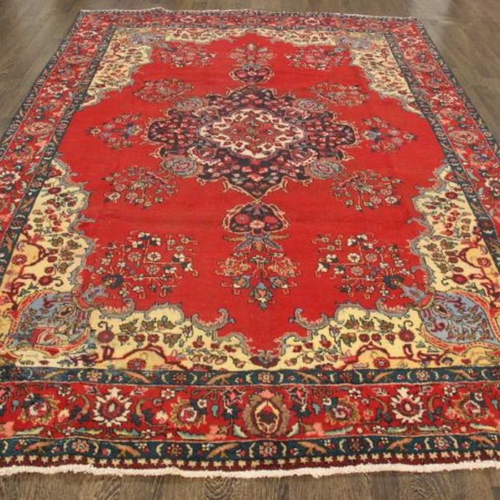 Traditional Vintage Handmade Rug 335x230cm The Rugs Outlet 