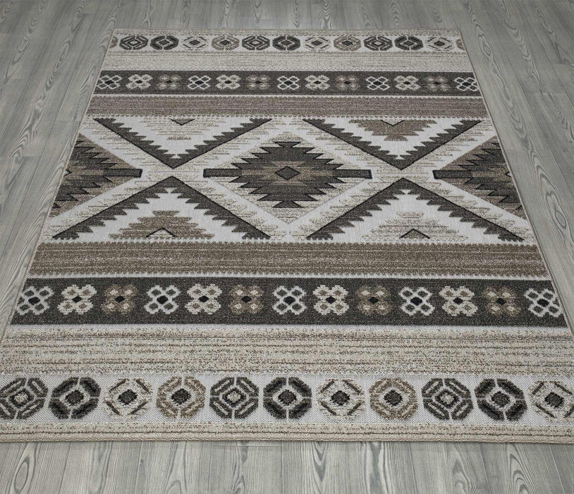 Richmond Kilim Outdoor Rug (V1) - Beige