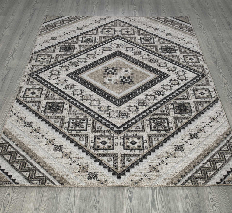 Richmond Kilim Outdoor Rug (V2) - Beige