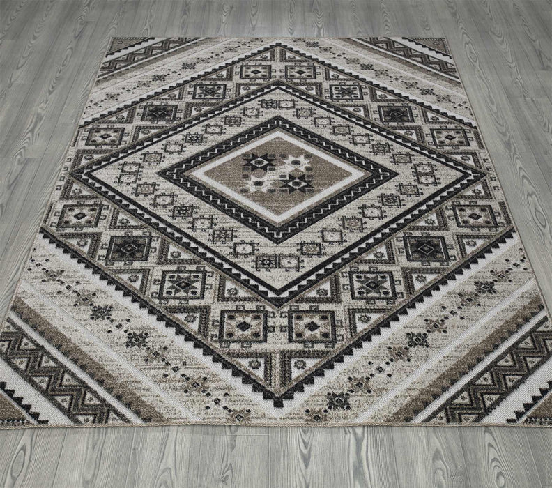 Richmond Kilim Outdoor Rug (V2) - Beige