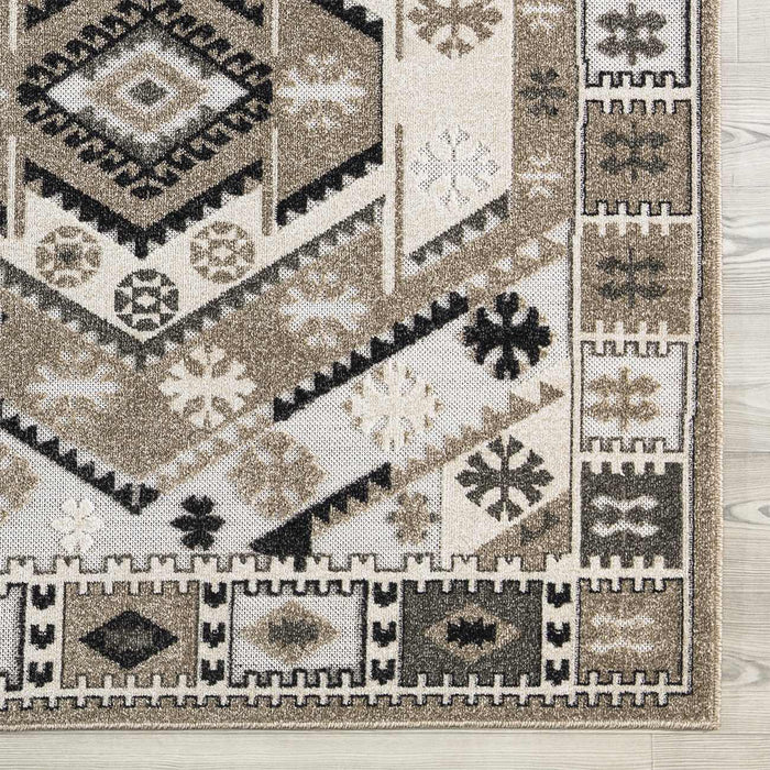 Richmond Medallion Outdoor Rug - Beige