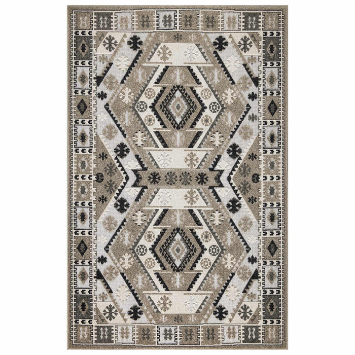 Richmond Medallion Outdoor Rug - Beige